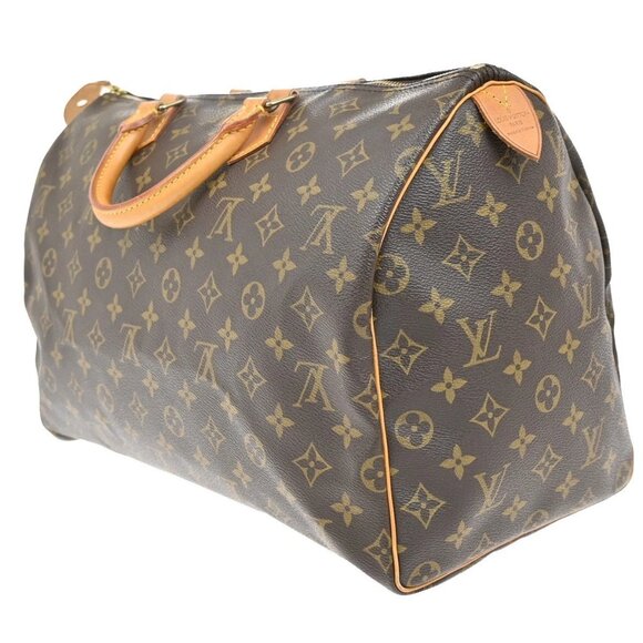 LOUIS VUITTON Speedy 40 Travel Hand Bag Monogram Leather Brown M41522 18KB319 - Picture 4 of 16